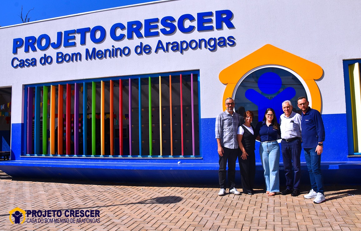 Projeto Crescer recebe a visita da empresa Cristalcopo e Pennacchi