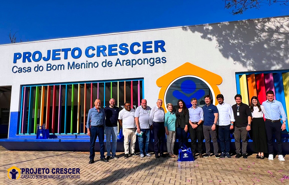 Projeto Crescer recebe a visita de representantes da Associação Bicho do Paraná, Pennacchi, Real Corporate e Real Investor.