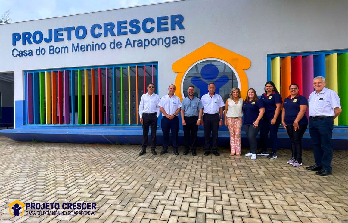 Projeto Crescer recebe representantes do Escritório Estrutural, Escola Alzira Horvatich e Secretaria de Segurança Alimentar