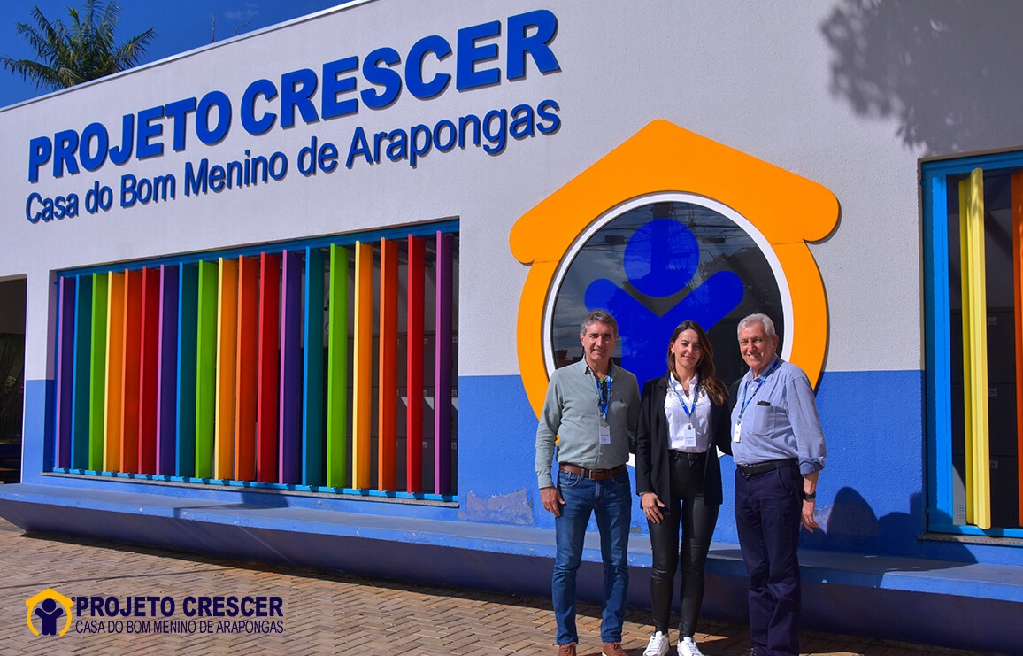 Projeto Crescer recebe a visita do Grupo Certano e Sinca Pr