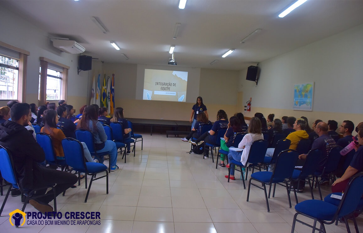 Projeto Crescer realiza Integração de Equipe